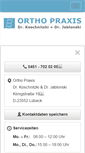 Mobile Screenshot of orthopaedie-aerzte.de